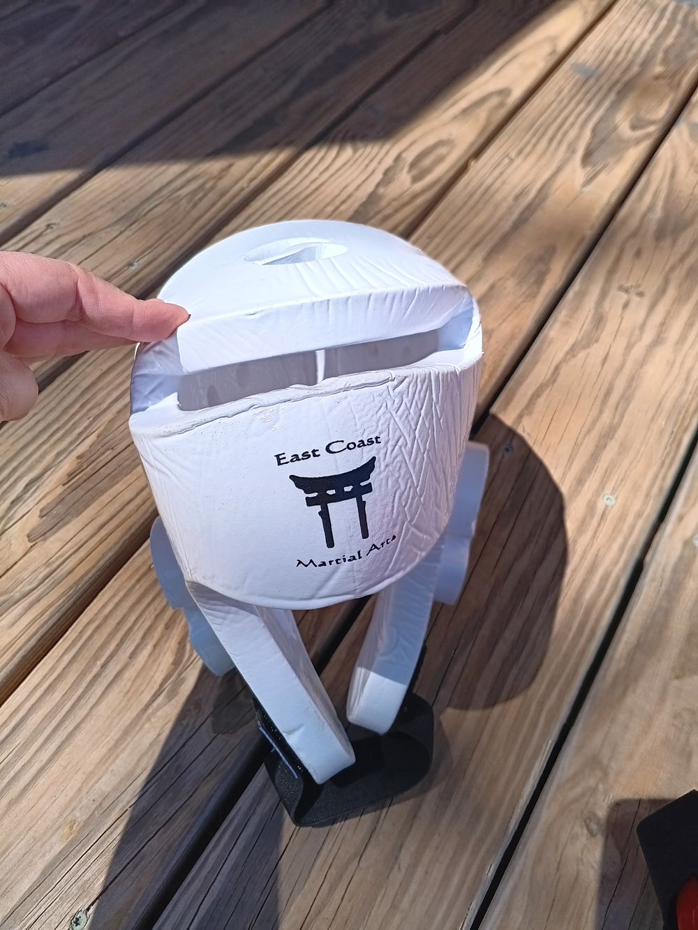 White Head Guard - Protective Martial Arts Headgear